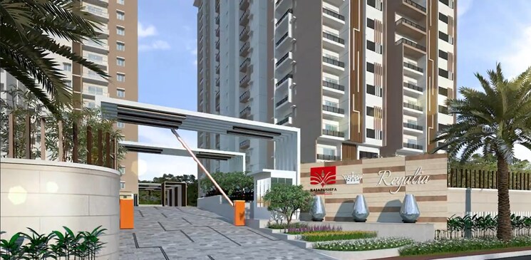 Exterior View, rajapushpa-regalia 3 Bedroom 1945 Sq.Ft. Apartment In Kokapet Hyderabad 8762280