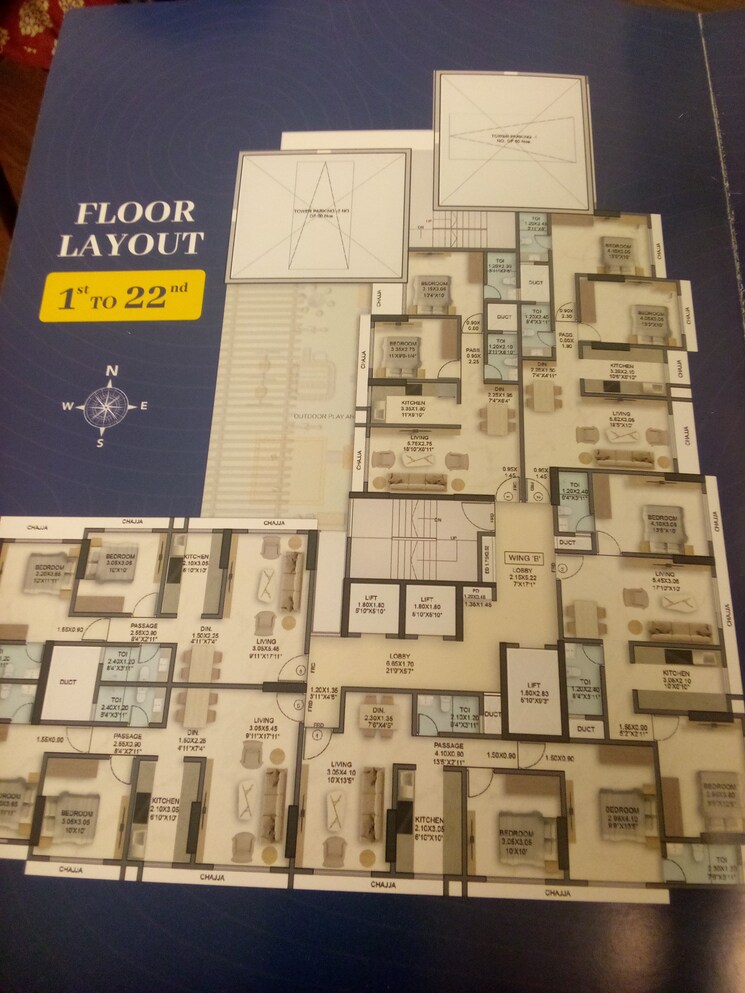 Floor Plan, sushanku-avenue-36 1 Bedroom 680 Sq.Ft. Apartment In Goregaon West Mumbai 8762298