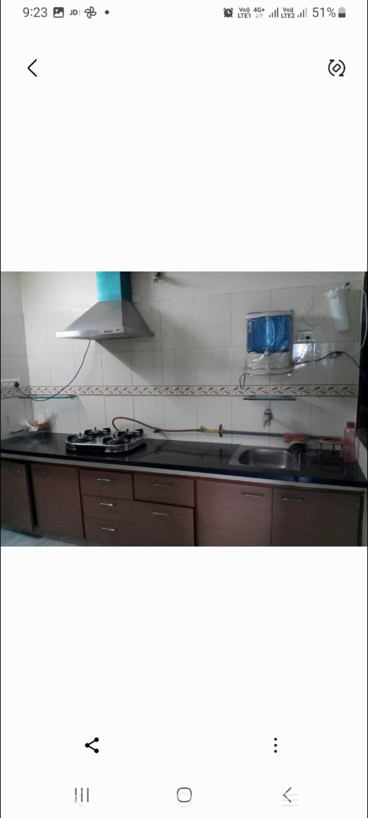 Kitchen, vishwanath-sharanam-12 2 Bedroom 1200 Sq.Ft. Apartment In Prahlad Nagar Ahmedabad 8762302