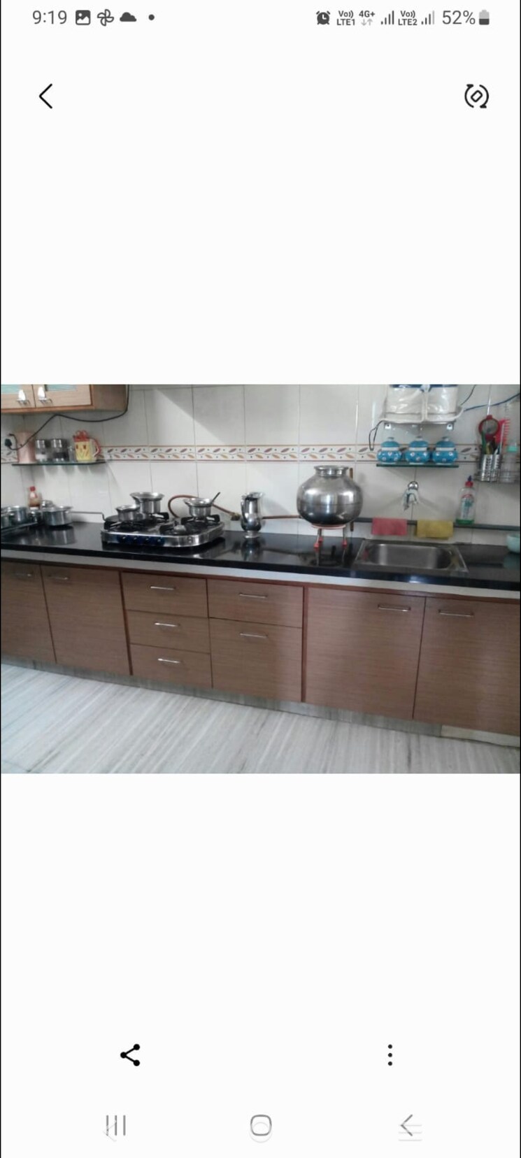 Kitchen, vishwanath-sharanam-12 2 Bedroom 1200 Sq.Ft. Apartment In Prahlad Nagar Ahmedabad 8762302