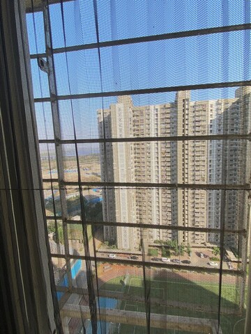Balcony in 2 BHK Apartment at Lodha Amara, Kolshet Road – for Rent