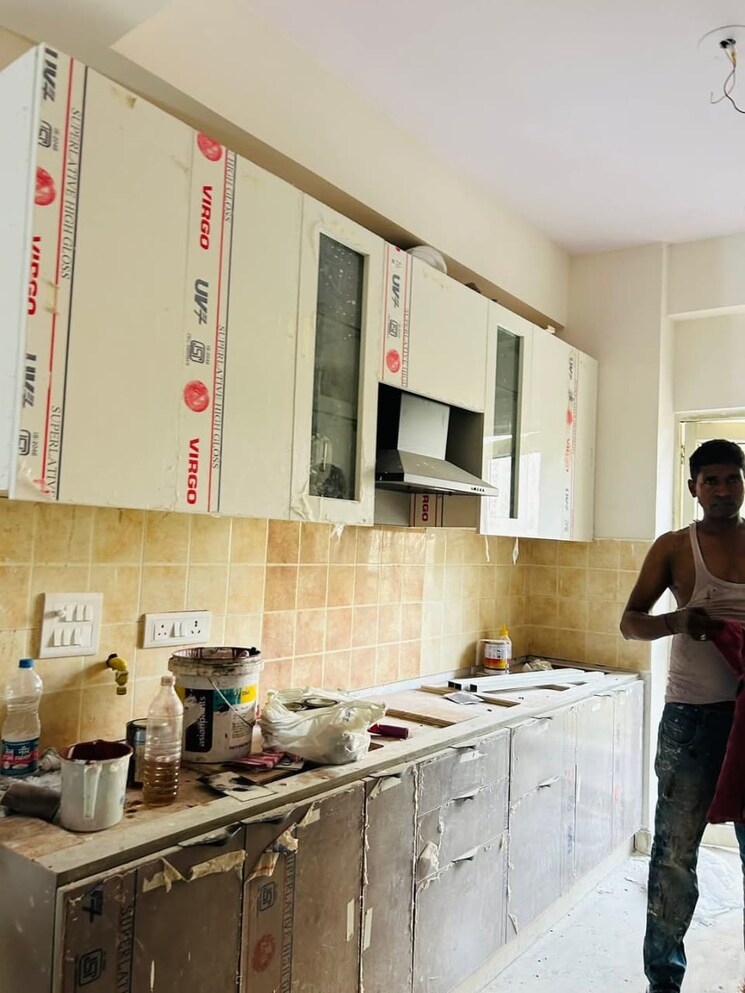 Kitchen, prateek-laurel 4 Bedroom 2100 Sq.Ft. Apartment In Sector 120 Noida 8762322