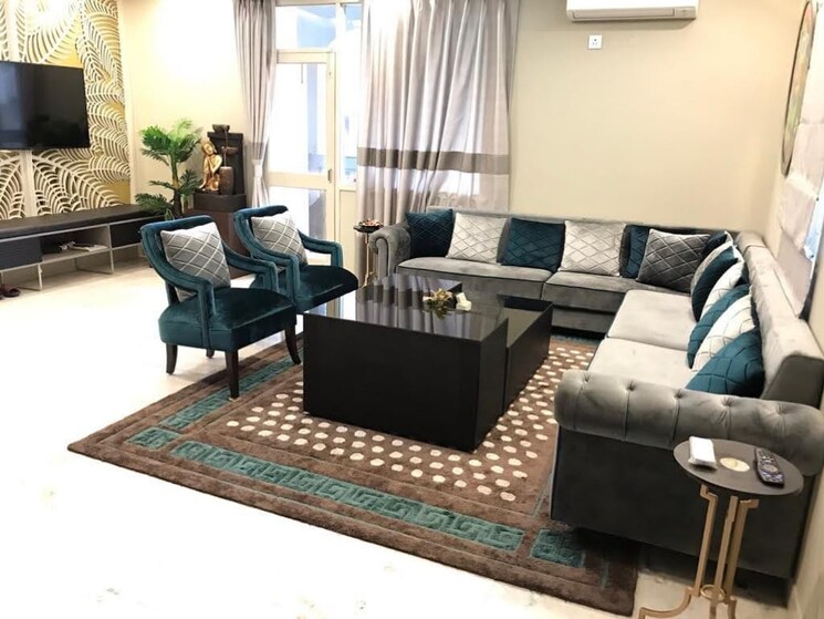 Living Room, prateek-laurel 4 Bedroom 2100 Sq.Ft. Apartment In Sector 120 Noida 8762322