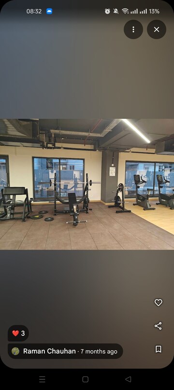 Gym in 3 BHK Apartment at INDIS Viva City, Kondapur – for Rent