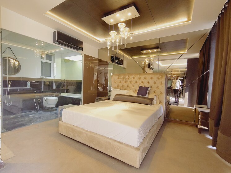 Living Room, nahar-f-residences 5 Bedroom 3671 Sq.Ft. Apartment In Balewadi Pune 8762390