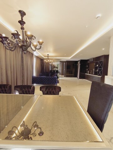 Living Room in 5 BHK Apartment at Nahar F Residences, Balewadi – for Rent