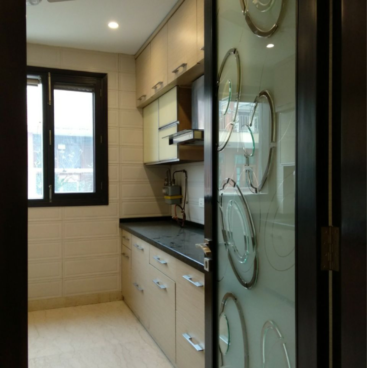 Kitchen, new friends colony 3 Bedroom 2300 Sq.Ft. Builder Floor In New Friends Colony Delhi 8762392