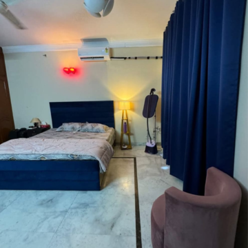 Master Bedroom in 1.5 BHK Builder Floor at Greater Kailash I – for Rent
