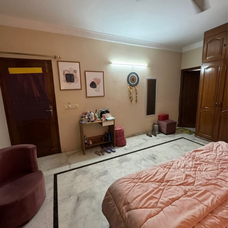 Bedroom, greater kailash i 1.5 Bedroom 1850 Sq.Ft. Builder Floor In Greater Kailash I Delhi 8762396