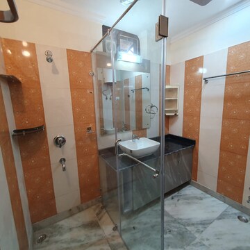 Bathroom in 4 BHK Builder Floor at Sarvodaya Enclave – for Rent