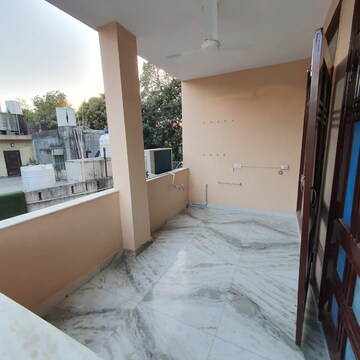 Balcony in 4 BHK Builder Floor at Sarvodaya Enclave – for Rent