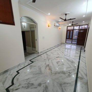 Bedroom in 4 BHK Builder Floor at Sarvodaya Enclave – for Rent