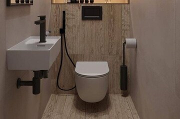 Bathroom in  Office Space at 215 Atrium, Andheri East – for Rent