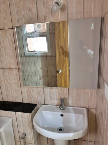Bathroom in 3 BHK Apartment at Mahaveer Celesse, Hunasamaranahalli – for Rent
