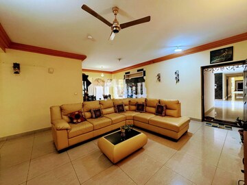 Living Room in 3 BHK Apartment at Godrej Woodsman Estate, Hebbal – for Rent