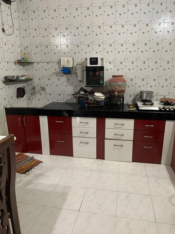Kitchen in 3 BHK Apartment at Pushpasuhas Apartment, Aundh – for Rent