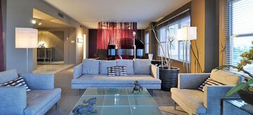 Living Room in 5 BHK Apartment at Avighna One Avighna Park, Lower Parel – for Rent