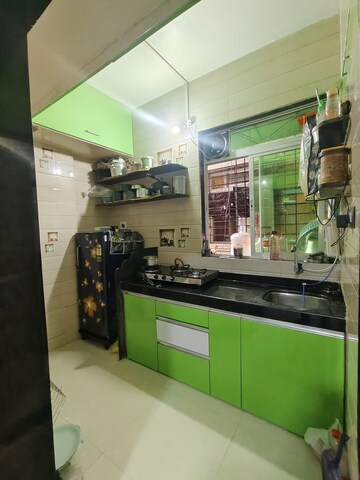 Kitchen in 1 RK Apartment at Mayur Park, Kopar Khairane – for Rent