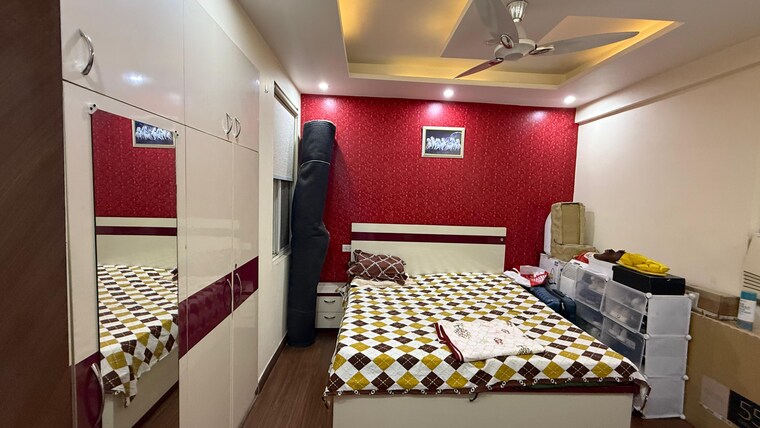 Master Bedroom, jaypee-wish-town-klassic 3.5 Bedroom 1900 Sq.Ft. Apartment In Sector 134 Noida 8762922