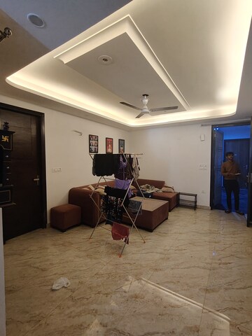 Living Room in 2 BHK Builder Floor at Saket – for Rent
