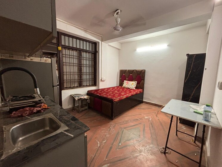 Bedroom, saket 1 RK 350 Sq.Ft. Builder Floor In Saket Delhi 8763102