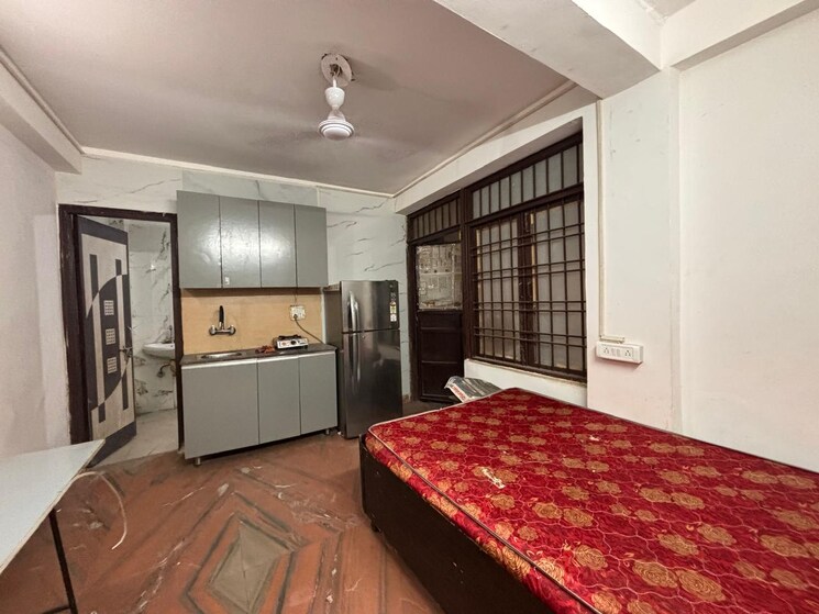 Bedroom, saket 1 RK 350 Sq.Ft. Builder Floor In Saket Delhi 8763102
