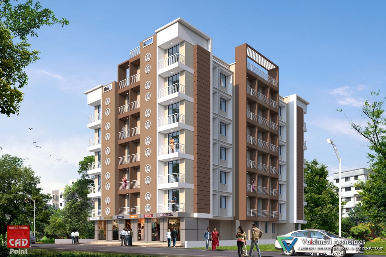 1 Rk  495 Sq.Ft. Apartment in Vaishnavi Dham Complex
