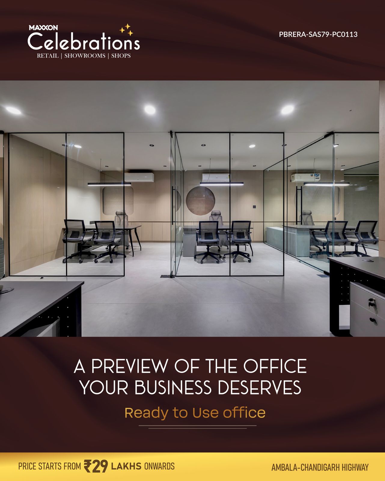 Co-working Space For Sale in Maxxon celebrations