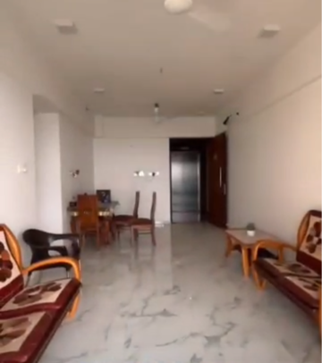 Living Room in 3 BHK Apartment at Thakur Complex, Gokul Gardens – for Rent