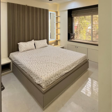 Bedroom in 3 BHK Apartment at Thakur Complex, Gokul Gardens – for Rent