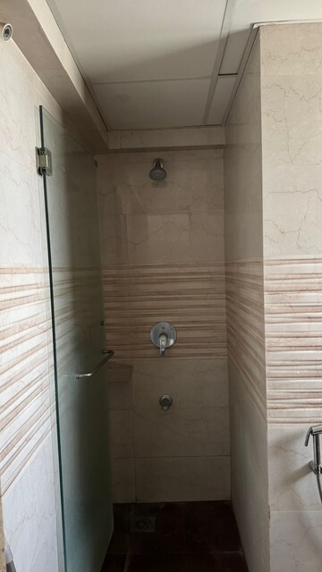 Bathroom in 1 BHK Apartment at Shapoorji Pallonji Sensorium Auris, Hinjewadi – for Rent