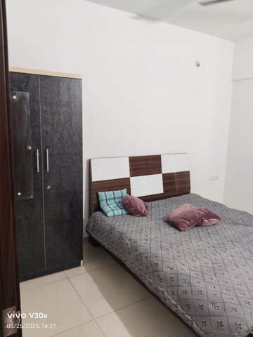 Bedroom in 1 BHK Apartment at Shapoorji Pallonji Sensorium Auris, Hinjewadi – for Rent