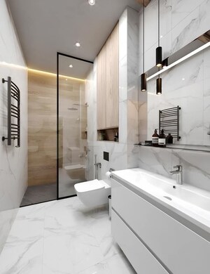 Attached Bathroom in 2 BHK Apartment at Igi Airport Area – for Sale