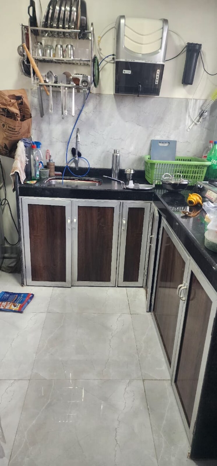 Kitchen, earth-vintage 1.5 Bedroom 400 Sq.Ft. Apartment In Dadar West Mumbai 8763575