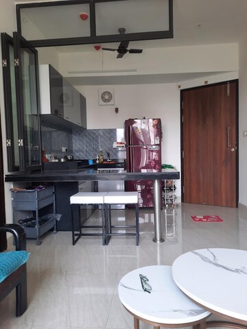 Living Room in 2 BHK Apartment at Lodha Crown Quality Homes, Majiwada – for Rent