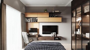 Bedroom in 2 BHK Apartment at JP Decks, Goregaon East – for Rent