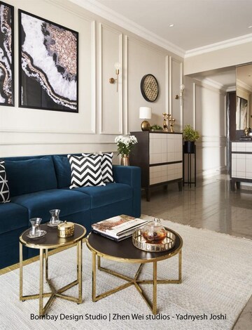 Living Room in 2 BHK Apartment at JP Decks, Goregaon East – for Rent