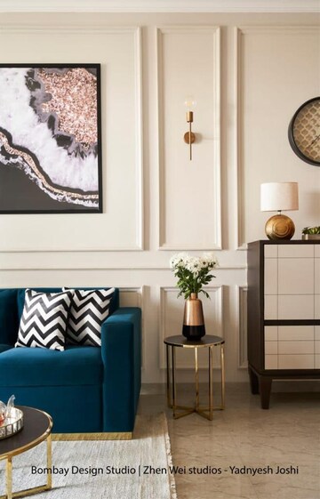 Living Room in 2 BHK Apartment at JP Decks, Goregaon East – for Rent