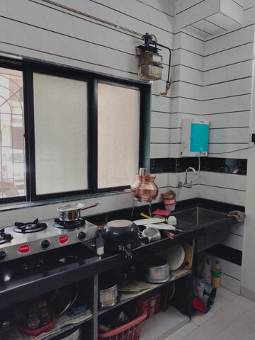 Kitchen in 1 RK Apartment at Seawoods – for Rent