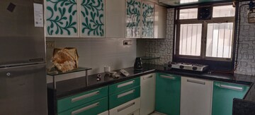 Kitchen in 3 BHK Apartment at Atlanta Heights, Prabhadevi – for Rent