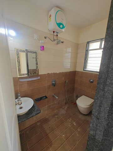 Bathroom in 3 BHK Apartment at Pashan – for Rent