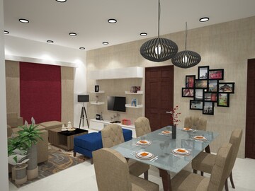 Living Room in 3 BHK Builder Floor at Vatika India Next Primrose Floors, Sector 82 – for Sale