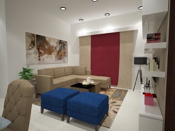 Living Room in 3 BHK Builder Floor at Vatika India Next Primrose Floors, Sector 82 – for Sale