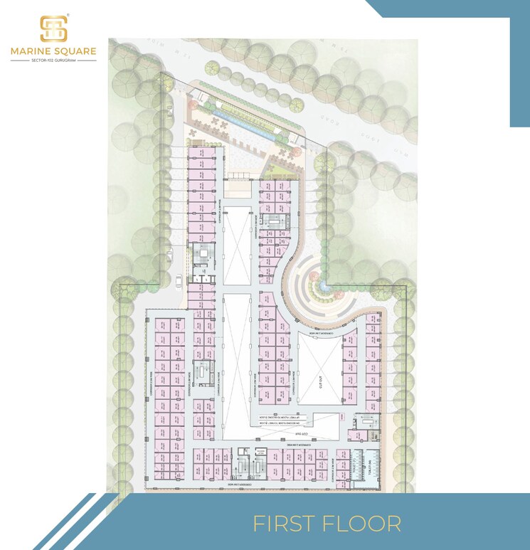 Exterior View, jms-marine-square Commercial Shop 453 Sq.Ft. In Sector 102 Gurgaon 8763773