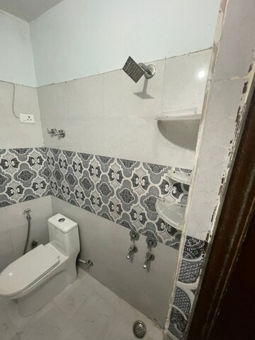 Bathroom in 1 RK Builder Floor at Adchini – for Rent