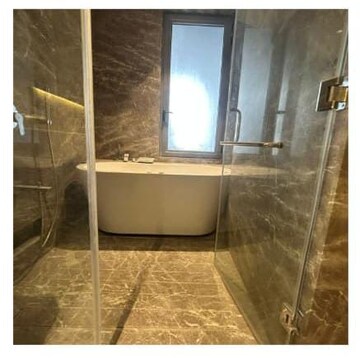 Bathroom in 4 BHK Apartment at Rustomjee Crown, Prabhadevi – for Rent