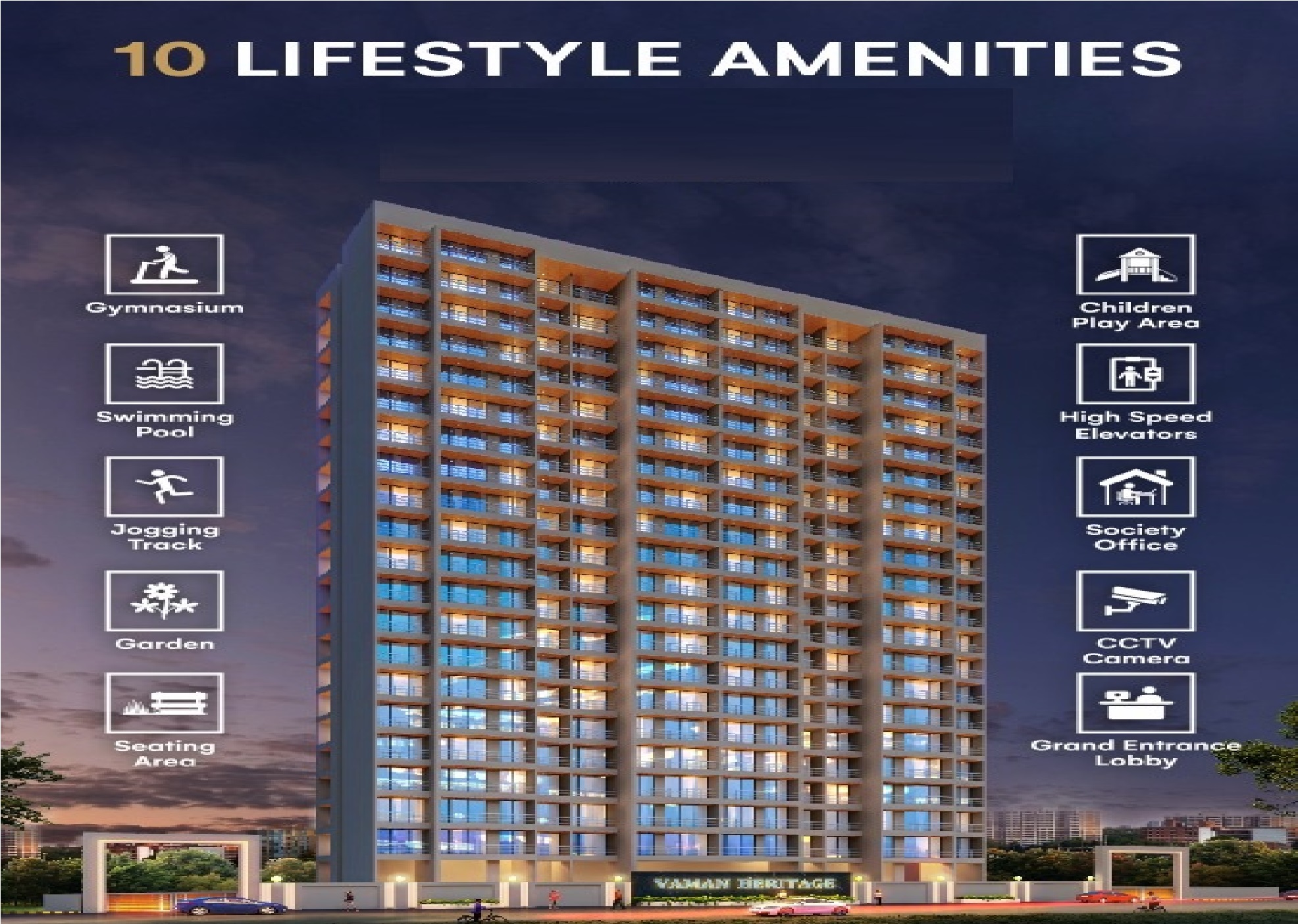 1 BHK 675 Sq.Ft. Apartment in Parasmani Vaman Heritage