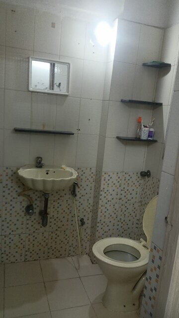 Bathroom in 1 BHK Apartment at Gods Heaven CHS, Powai – for Rent