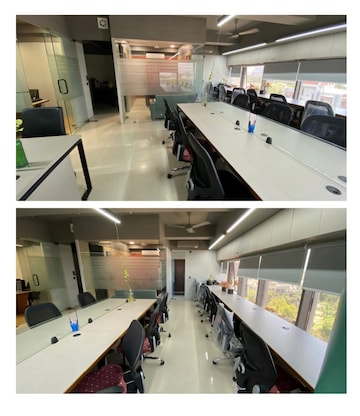 Team Area in  Office Space at Savaliya Krish Cubical, Thaltej – for Rent