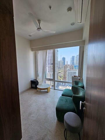 Living Room in 3 BHK Apartment at Indiabulls Blu, Worli – for Rent